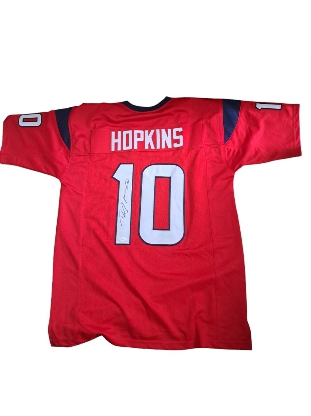 D'Andre HOPKINS #10 Signed JERSEY NFL Cardinals red white James Spence Mens XL